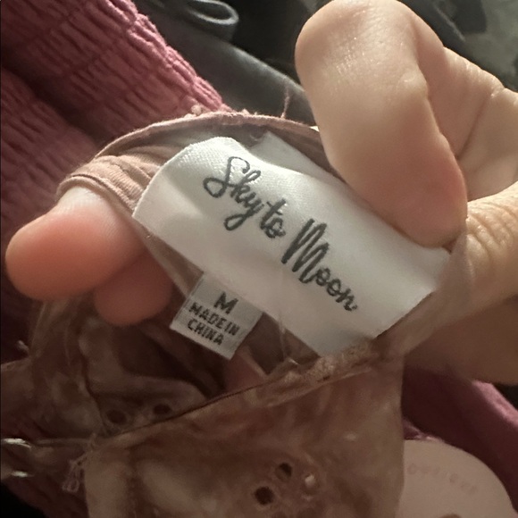 Chic By Ally B Cut Out Tie Dye Dress Marble - Picture 6 of 6